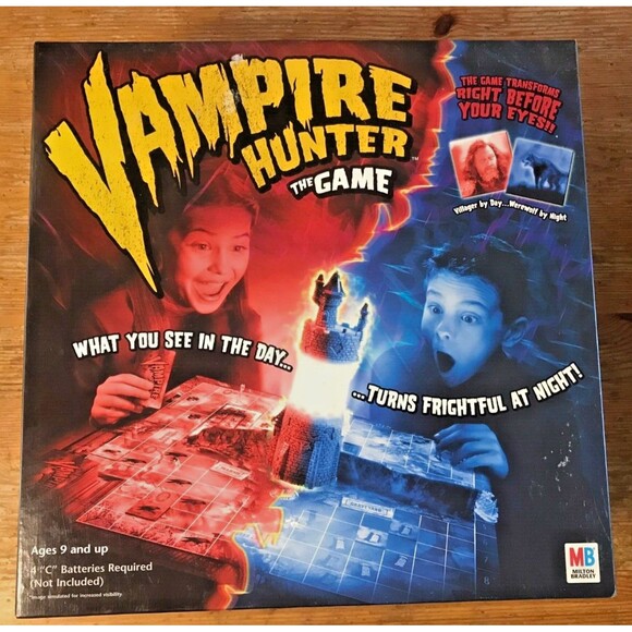 Vampire Hunter The Game 2002 Board Game Milton Bradley Complete Unpunched - Picture 1 of 8